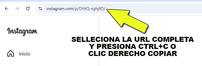 Otro metodo haciendo clic sobre en la fecha